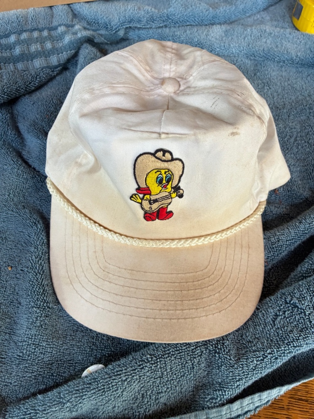 White  Tweety  Hat - Classic Cartoon Cap